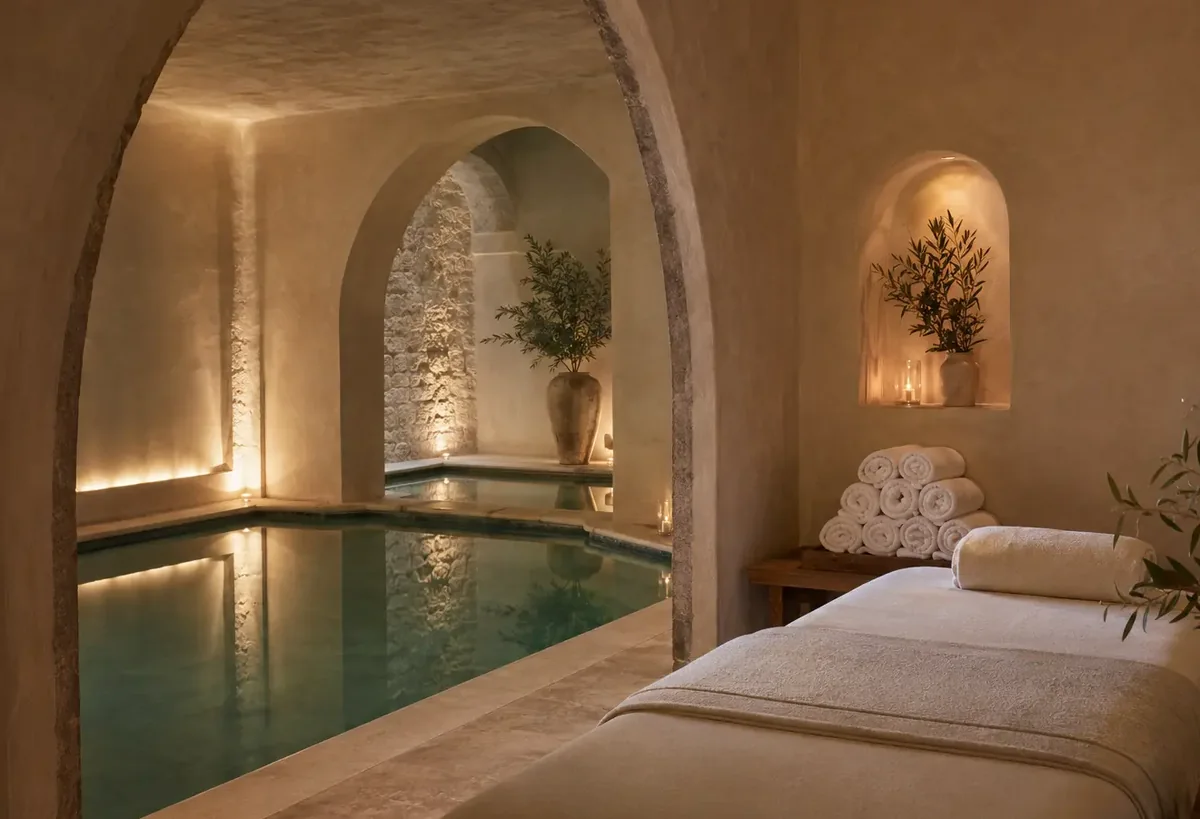 Liva taş spa ve kapalı havuz